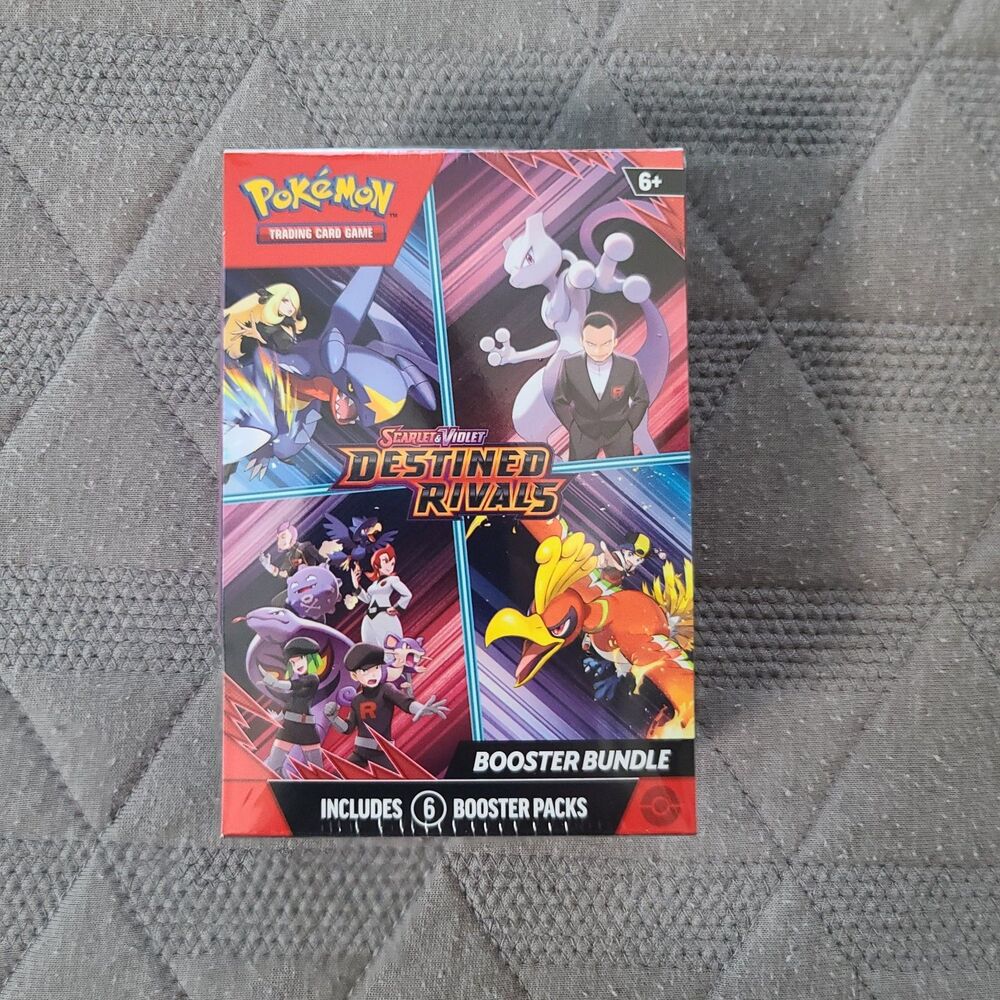 Pokémon TCG Scarlet & Violet Destined Rivals Booster Bundle 6 Packs NEW SEALED
